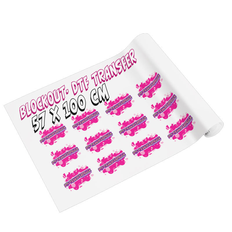 Polyester DTF-Transferdruck 57x100 cm mit Blockoutfunktion